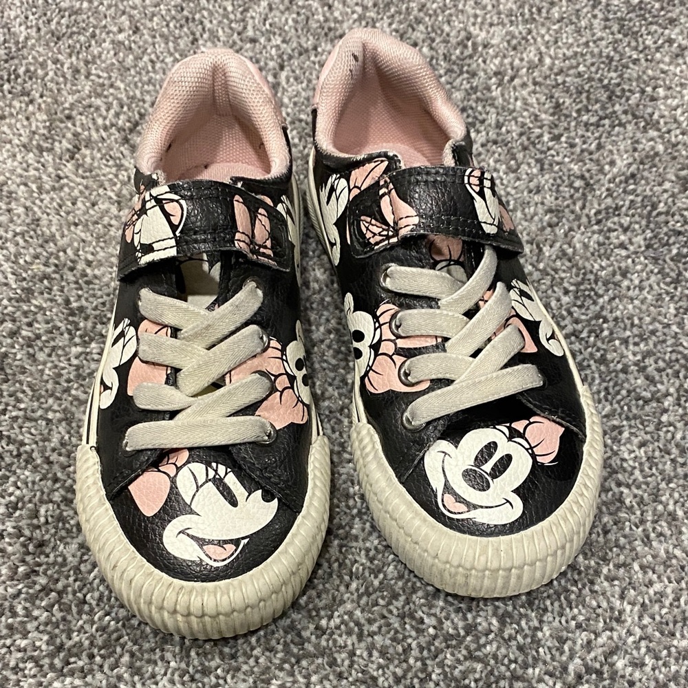 H&M Kids Black and Pink Character Sneakers